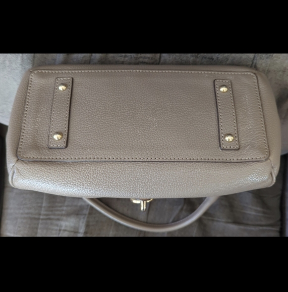 Dooney and Bourke Belvedere Small Logo Lock Satchel - Picture 7 of 12